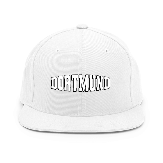Dortmund Cap mit Varsity1-Design (Weiß)