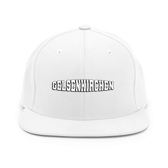 Gelsenkirchen Cap mit Varsity1-Design (Weiß)