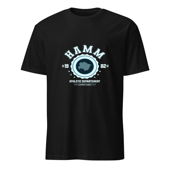 Hamm T-Shirt mit Varsity Hero-Design (Schwarz)