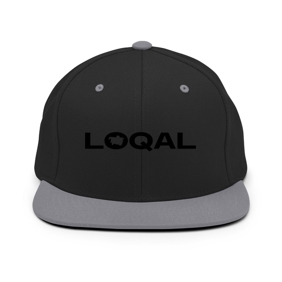Personalisierbare Hannover Cap – Loqal Boundary Design – Schwarz/ Silber für Hannover