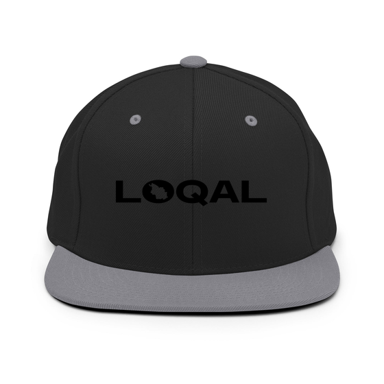 Personalisierbare Köln Cap – Loqal Boundary Design – Schwarz/ Silber für Köln