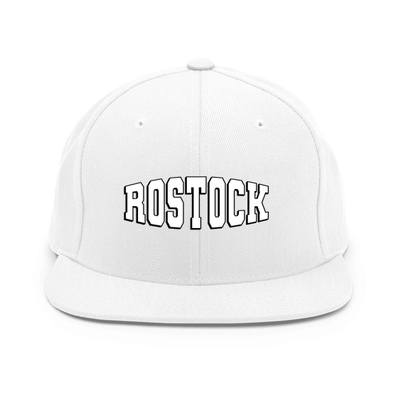 Rostock Cap mit Varsity1-Design (Weiß)