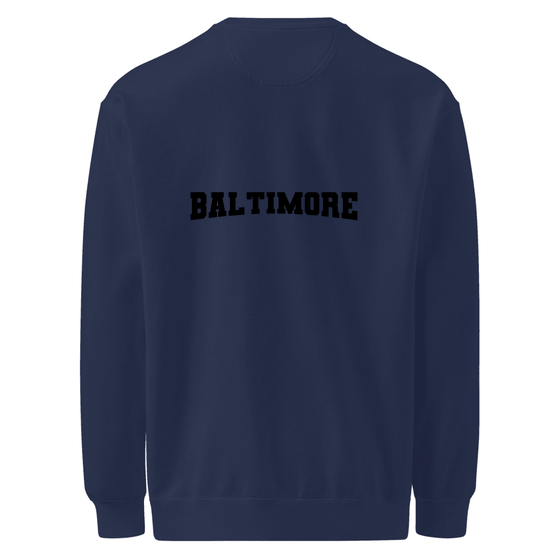 Baltimore Sweatshirt with Varsity17 design (True Navy)
