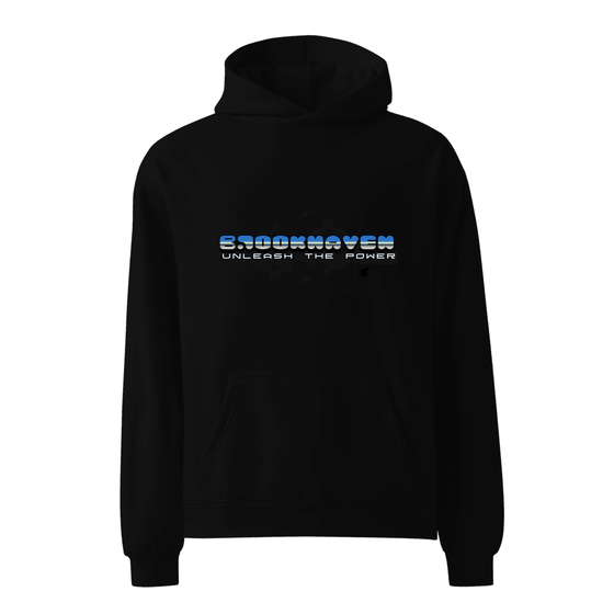 Brookhaven Hoodie with Atom design (Black)