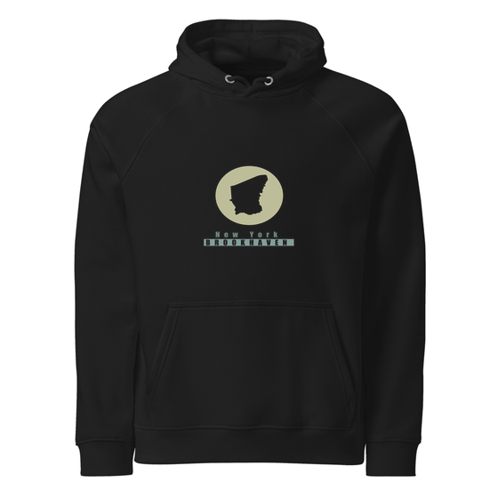 Brookhaven Hoodie with Minimal Moon design (Black)