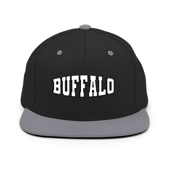 Buffalo Cap with Varsity1 design (Black/ Silver)