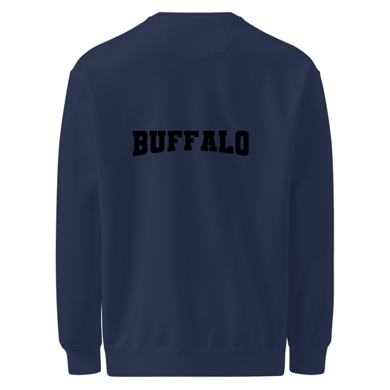 Buffalo Sweatshirt with Varsity17 design (True Navy)
