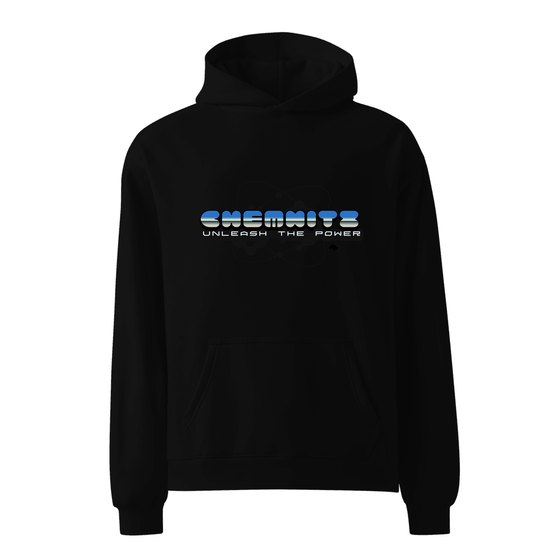 Chemnitz Hoodie mit Atom-Design (Schwarz)