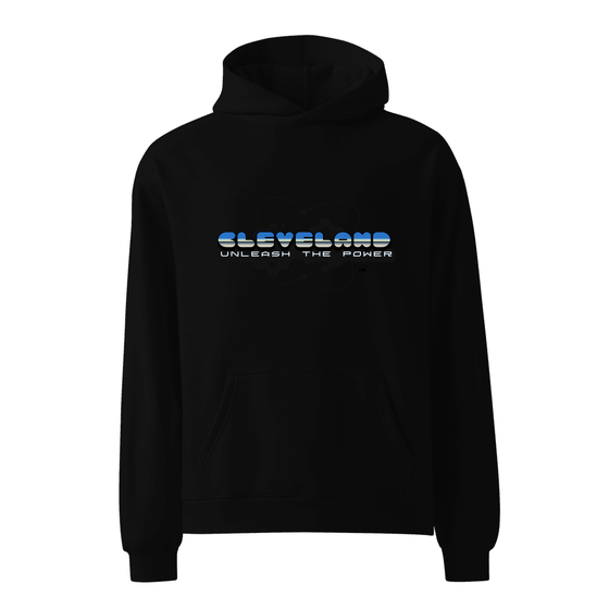 Cleveland Hoodie with Atom design (Black)