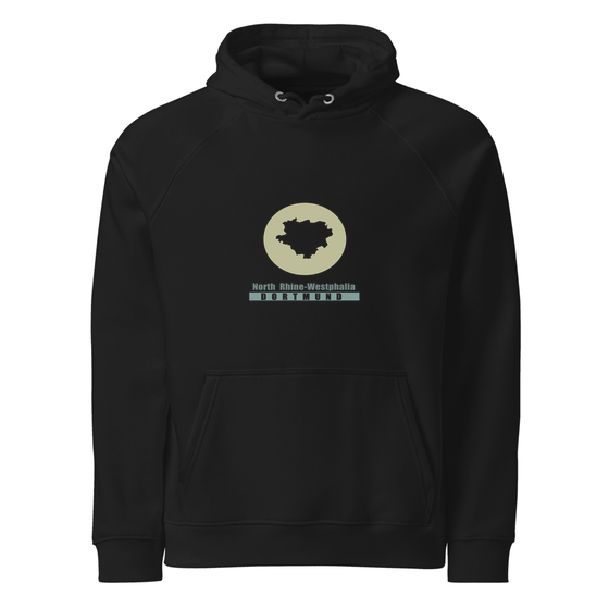 Dortmund Hoodie mit Minimal Moon-Design (Schwarz)