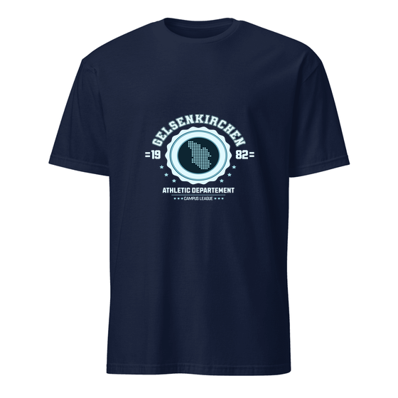 Gelsenkirchen T-Shirt mit Varsity Hero-Design (Navy)