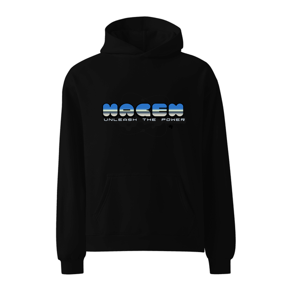 Hagen Hoodie mit Atom-Design (Schwarz)
