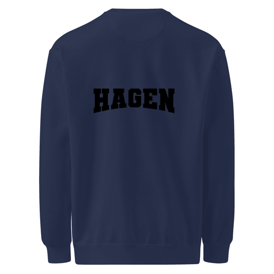 Hagen Sweatshirt mit Varsity17-Design (True Navy)
