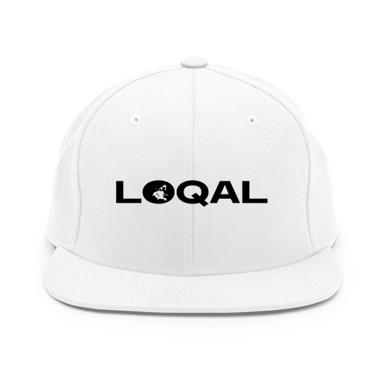 Houston Cap with Loqal Boundary design (White) – Produktansicht