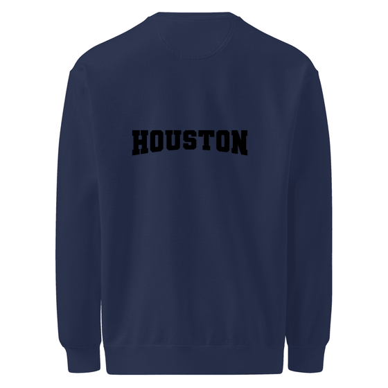 Houston Sweatshirt with Varsity17 design (True Navy) – Produktansicht