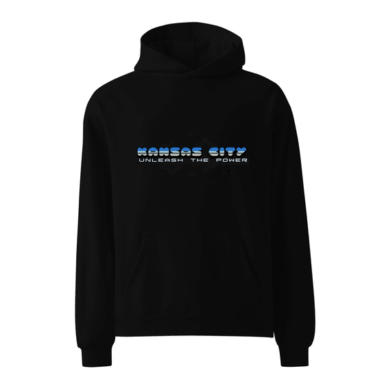Kansas City Hoodie with Atom design (Black)