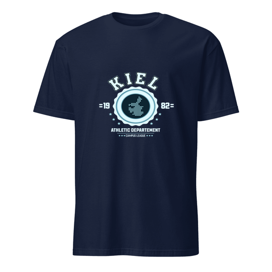 Kiel T-Shirt mit Varsity Hero-Design (Navy)