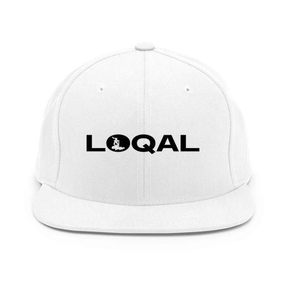 Las Vegas Cap with Loqal Boundary design (White) – Produktansicht