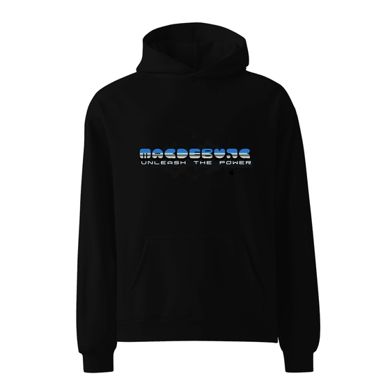 Magdeburg Hoodie mit Atom-Design (Schwarz)