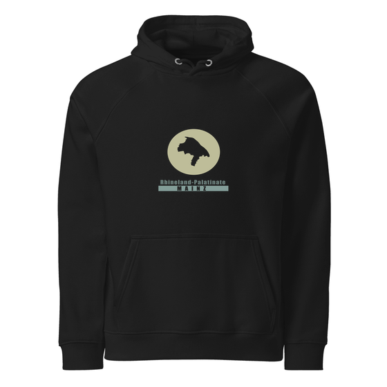 Mainz Hoodie mit Minimal Moon-Design (Schwarz)