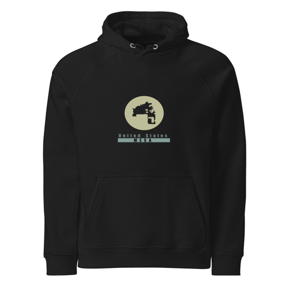 Mesa Hoodie with Minimal Moon design (Black)