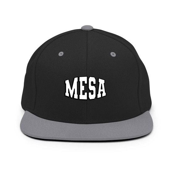 Mesa Cap with Varsity1 design (Black/ Silver)