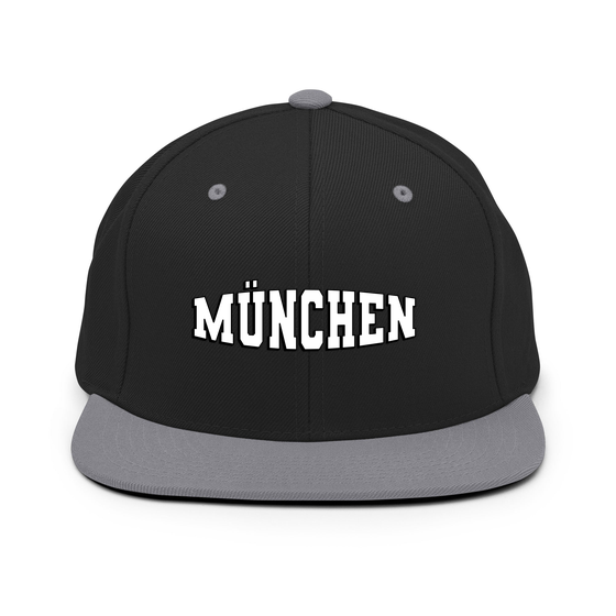 München Personalisierbare München Cap – Varsity1 Design – Weiß – Weiß