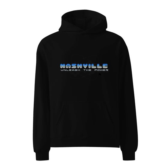 Nashville Hoodie with Atom design (Black)