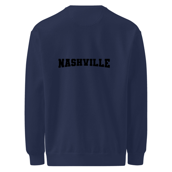 Nashville Sweatshirt with Varsity17 design (True Navy)