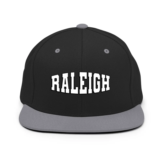 Raleigh Cap with Varsity1 design (Black/ Silver)