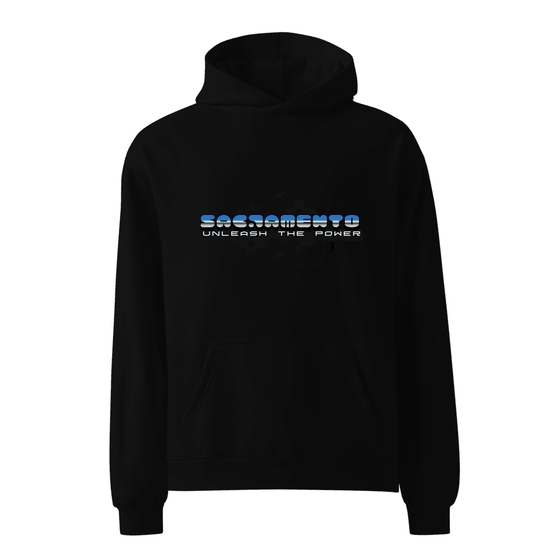 Sacramento Hoodie with Atom design (Black)