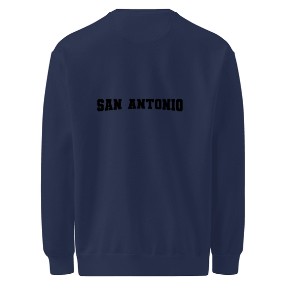 San Antonio Sweatshirt with Varsity17 design (True Navy)