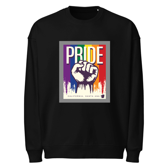 Santa Ana Sweatshirt with Pride design (Black) – Produktansicht