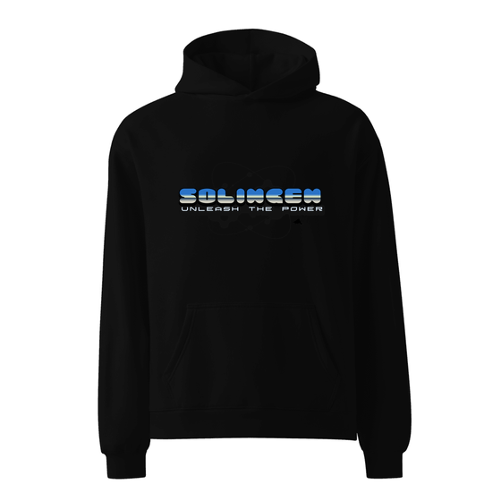 Solingen Hoodie mit Atom-Design (Schwarz)