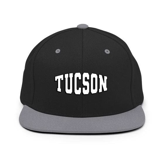 Tucson Cap with Varsity1 design (Black/ Silver)