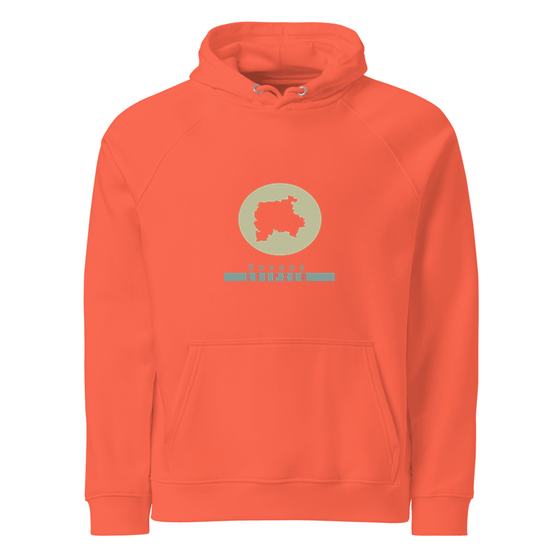 Unisex Bio-Raglan-Hoodie für Leipzig